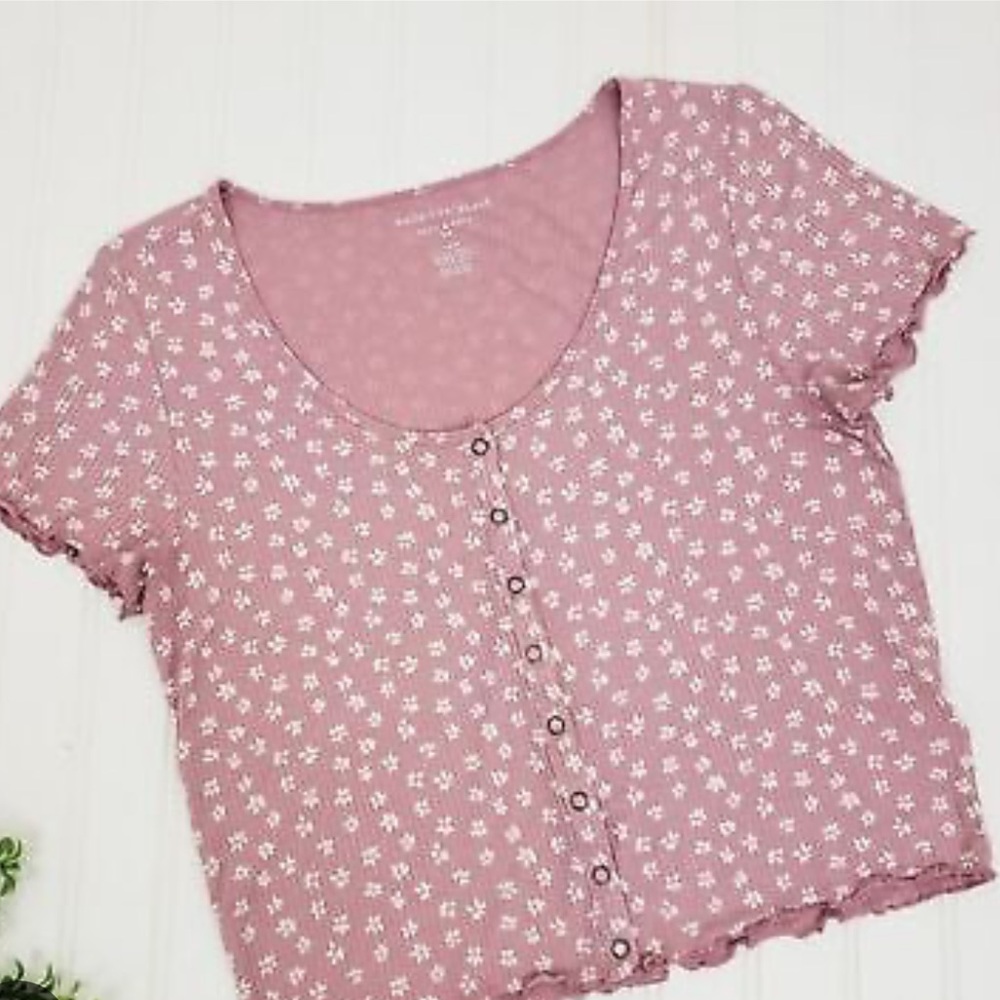 Pink American Eagle top/Size Small